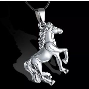 Stainless Steel Horse Animal Chain men’s Necklace